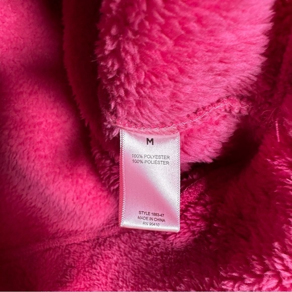 JUICY COUTURE “Juicy” Embroidered Teddy Fleece Pullover - Picture 4 of 6